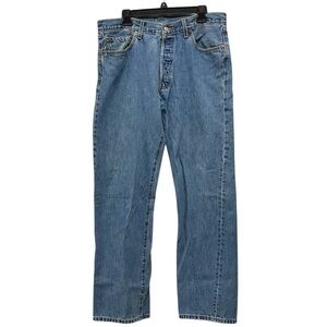 Vintage 90s Levi’s 501-0193 Medium Wash Original Fit Jeans // 36x34